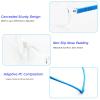 2 Pairs Blue Light Blocking Glasses, Kids Blue Light Blocking Glasses Gaming Glasses, Kids Glasses, Computer Screen Glasses, Preventing Eye Fatigue, Coloured Glasses For Children (Blue Green) view 4