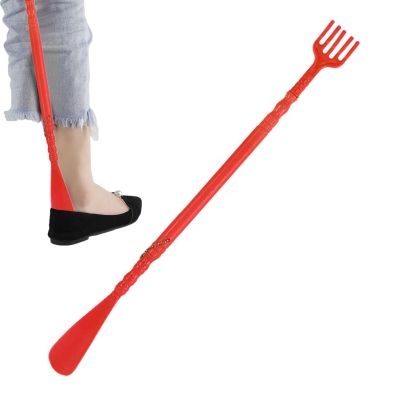 Wpsagek Long Back Scratcher - Long Handle Back Scratcher Claw,Shoehorn Pick Itch Relief, Long Handle Back Scratcher for Itchy Backs and Putting On Shoes