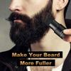 Hperu Beard Powder for Thinning - Dark Brown - Instant Stain-Proof Root Touchup - Beard Shaping Filler view 3