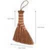 2Pcs Tea Tray Brush, Mini Broom for Home Tea Tray Whisk Brooms Small Hand Tea Set Brush for Table Desk Countertop view 4