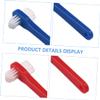 Healvian 8pcs Small Denture Brush Tool Double-Sided Retainer Toothbrush for Adults Denture Cleaning Kit Dental Brush Toothbrush view 3