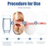 False Teeth Veneers 1 Pair Instant Veneers Dentures, Fake Braces Top and Bottom for Teeth Whitening, Clip on Veneers Teeth with Hot Melt Beads, Silicone Dentures for Men and Women view 4