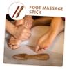 minkissy 2pcs Foot Circulation Massager Stick Wooden Roller Stick for Foot Reflexology Body Relaxation view 3