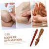 minkissy 2pcs Foot Circulation Massager Stick Wooden Roller Stick for Foot Reflexology Body Relaxation view 4