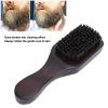 Beard Brush Men Soft Oil Hair Cutting Styling Cleaning Tool with Ergonomic Handle Barber Shop Supplies, Elastic Without Removing Hair Strong And Prevent Falling view 3