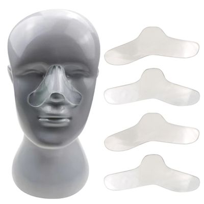 BEAHING 5Pcs Nasal Pad for CPAP Mask Silicone Gel Safe Soft Nose Pads Reduce Red Marks Nose Pads for Face Guard, CPAP Nose Protector
