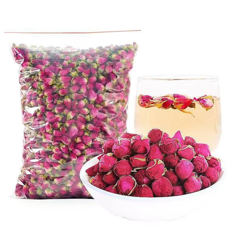 Aandiso Red Rose Tea 150g Pingyin Dried Red Rosebud Flowers Bulk Perfect For Tea Baking DIY