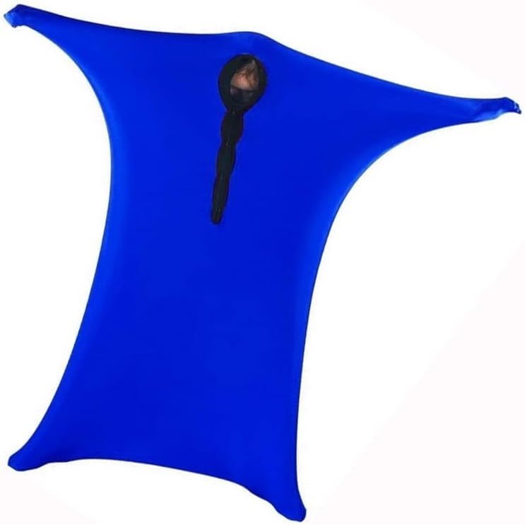 Dynamic Movement Sensory Sox Body Teens Stretchable Sack for Autism and Processing Disorders Toys Calming Therapy Blanket to Help Relax and Focus(Marineblau,XL)