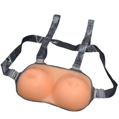 TUBETOP Shoulder Strap Fake Boob Realistic Fake Breast Form Comfortable False Breast Pad for Mastectomy Crossdressers Cosplay Flesh-1800g