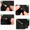 10pcs Zip Puller with Pull Rope Fix Zip Puller Slider Repair Replacement KitBackpack Pack Straps AccessoriesSuitable for Zipper Replacement of Clothing BagsSilver view 3