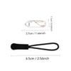 10pcs Zip Puller with Pull Rope Fix Zip Puller Slider Repair Replacement KitBackpack Pack Straps AccessoriesSuitable for Zipper Replacement of Clothing BagsSilver view 4