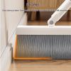 HHCTEBEC Broom and Dustpan Set with Long Handle Lightweight Upright Lobby Broom and Dust Pan Combo Indoor&Outdoor Sweeping for Home Room Kitchen Office Lobby view 3