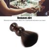 Beard Foam Brush Portable Dirt Removal Nylon Soft Shave Brush with Comfortable Wooden Handle Synthetic Professional for Men Facial Hair view 3
