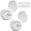 Wttfc False Teeth,Instant Veneers Dentures, 2 Pair Clip in Veneers Teeth, Silicone Fake Snap on Veneers Teeth Top and Bottom for Men and Women view 1