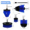 Drill Cleaning Brush Attachment Set 6 Pcs All Purpose Power Scrubber Cleaning With Extend Long Attachment For Grout Shower Tub view 3