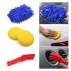 17 Pcs Automotive Detailing Cleaning Brush Set Auto Attachment With Wash Mitt And Tire Brushes For Cleaning Interior Detail view 3