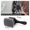 17 Pcs Automotive Detailing Cleaning Brush Set Auto Attachment With Wash Mitt And Tire Brushes For Cleaning Interior Detail view 4