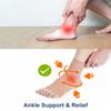 2 Pairs Plantar Fasciitis Compression Socks for Women & Men 20-30 mmHg, Ankle Support for Ligament Damage, Functional Socks for Neuropathy (Black+Beige, 3XL) view 4