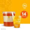 Simply Mango Popping Boba, Fruit Juice Flavoured Bursting Boba Pearls for Bubble Tea, Vegan & Halal Friendly, 870g view 3