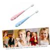 HAPINARY 2pcs Boys and Girls Toothbrush Newborn Tooth Cleaning Brush Shower Teeth for Years Toddlers First Toothbrush Oral Care for Boys and Girls view 3
