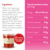 Simply Strawberry Popping Boba, Fruit Juice Flavoured Bursting Boba Pearls for Bubble Tea, Vegan & Halal Friendly, 870g view 2
