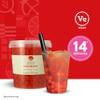 Simply Strawberry Popping Boba, Fruit Juice Flavoured Bursting Boba Pearls for Bubble Tea, Vegan & Halal Friendly, 870g view 3