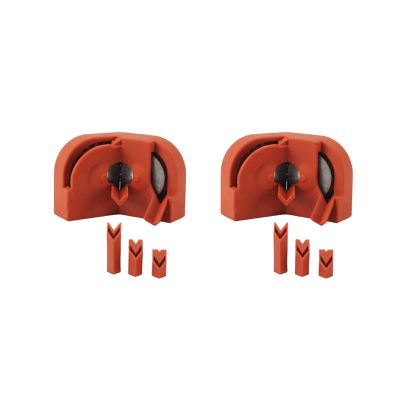 2PCS Drill Bit Sharpener, Orange Portable Grinding Multipurpose Drill Bits Sharpener Electric Drill Bits Sharpening Tool