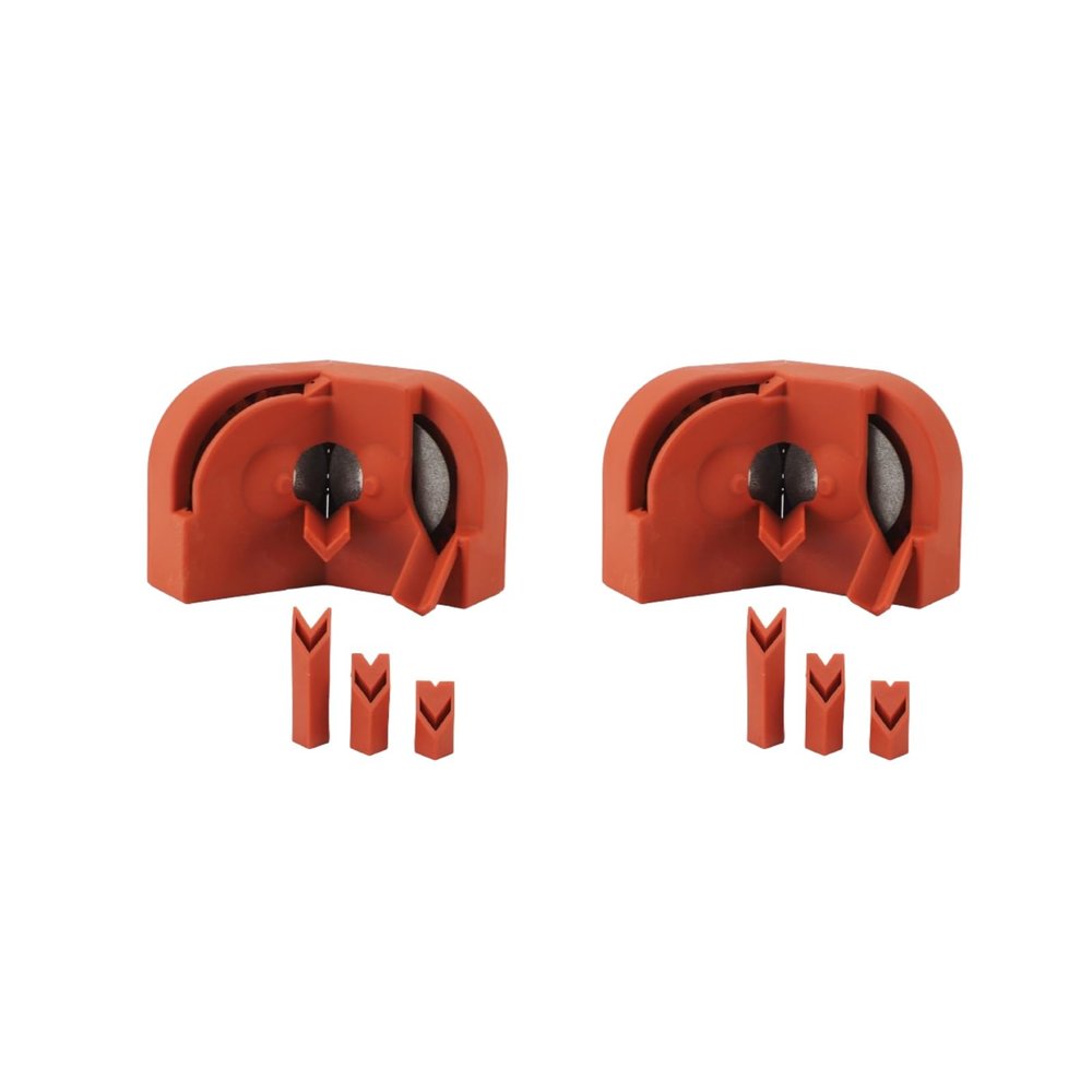 2PCS Drill Bit Sharpener, Orange Portable Grinding Multipurpose Drill Bits Sharpener Electric Drill Bits Sharpening Tool