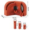 2PCS Drill Bit Sharpener, Orange Portable Grinding Multipurpose Drill Bits Sharpener Electric Drill Bits Sharpening Tool view 4