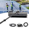 agreilduite Solar Panel Electric Cleaning Tool/House Water Fed Pole Kit/Photovoltaic Panel Electric Cleaning Brush,360 Automatic rotation brush head+3.5/5.5/7.5M Extension Pole,5.5m/18ft