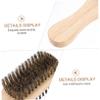 HONMEET Beard Brush for Men Grooming Tool Softener Mustache Brush Boar Bristle Male Care Supply view 3