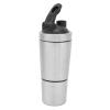 LIYJTK Stainless Steel Protein Shaker Bottle, 2-Section Shaker with Scale, Leak Proof and Non-Slip Gym Shaker for Protein Mixes, Travel & Fitness view 1