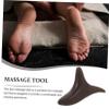HONMEET Triangular Wooden Foot Massage Stick Portable Manual Massager Thai Reflexology Tool Comfortable to Hold Design Versatile Foot Massage Tool view 3