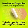 Lions Mane Supplement 2000mg | Lion's Mane Powder Capsules | 5:1 Mushroom Extract | Improve Memory, Focus & Mind | UK Made, Gluten Free & Vegan | 120 Lions Mane Capsules | 4 Month Supply | Fitimins view 3
