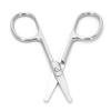 Eyebrow Scissors, Nose Hair Trimmer for Men Stainless Steel Rounded Tip Nose Hair Scissors Grooming Tool for Eyebrows, Nose, Moustache, Beard (MJ-WB094) view 4