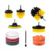 15 Pcs Drill Cleaning Brush Kit, With Scrub Pads & Sponge, Power Scrubber Brush, For Bathroom, Floor, Tub, Car, Grout, Tile view 1
