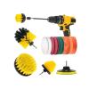 15 Pcs Drill Cleaning Brush Kit, With Scrub Pads & Sponge, Power Scrubber Brush, For Bathroom, Floor, Tub, Car, Grout, Tile view 2