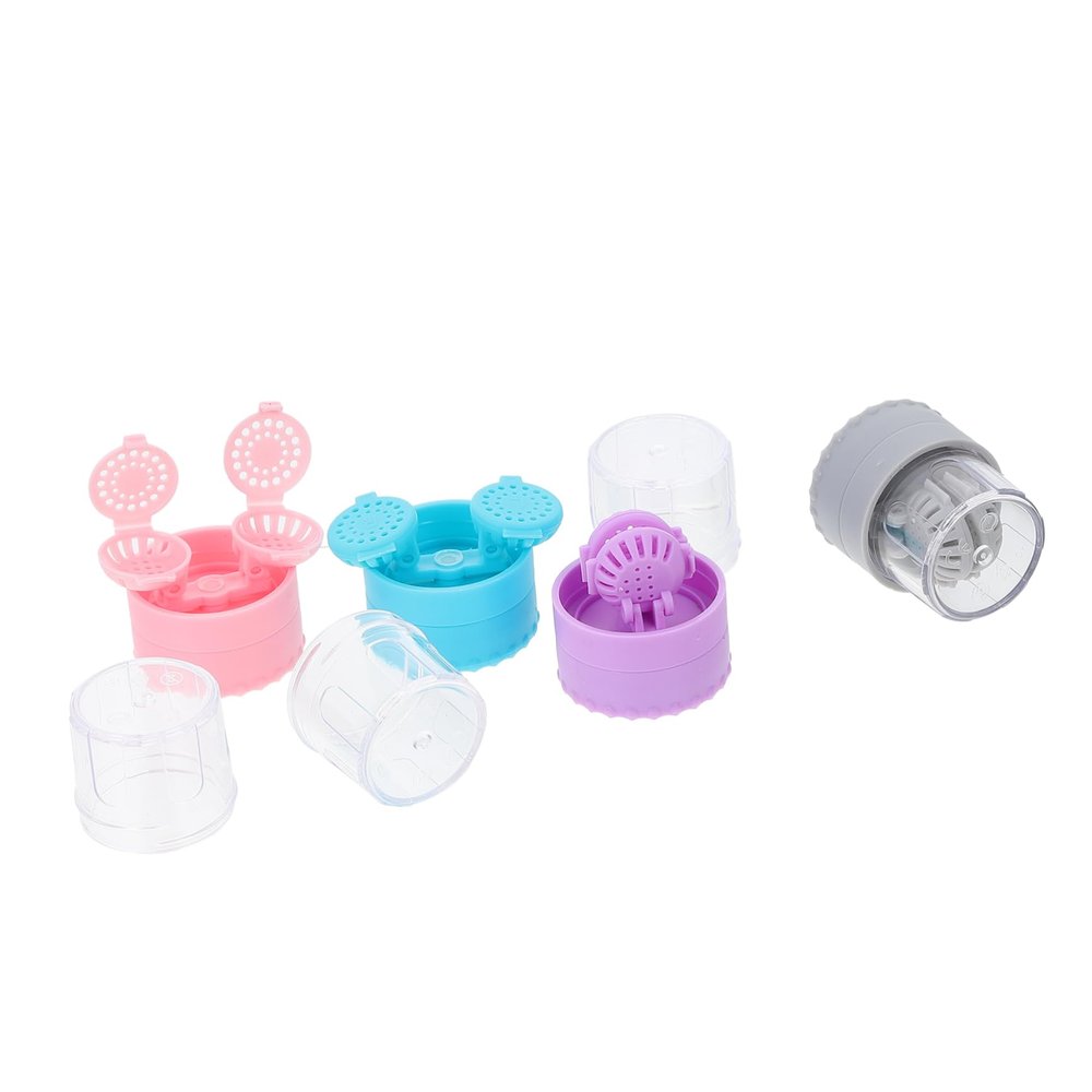 HAPINARY 4pcs Manual Lens Cleaning Case Portable Creative Box Cleaner Cleaning Holder for Glasses Cleaner and Contact Lense Case Use Random Color