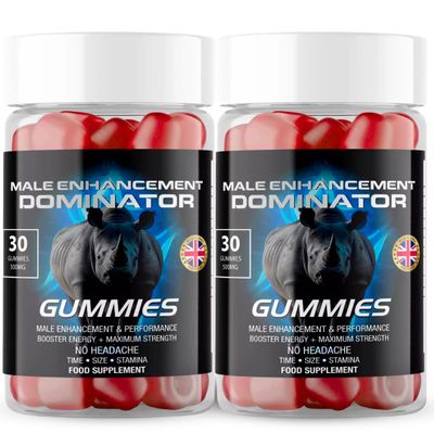 Dominator Gummies Male Enhancement [ 2 Bottles ] - 2 Months Supply
