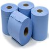 Efforias Centre Feed Blue Rolls | Blue Recycled Paper Hand Towels | Multi-Purpose Use | 6 Pack view 2