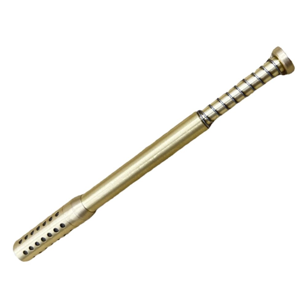 Anneome Moxibustion Stick Holder Moxa Stick Brass Moxibustion Tool for Face Eyes and Ears Heating Therapy Home Use Thickened Wall and Portability