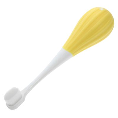 PLAFOPE Yellow Hot Air Balloon Children's Toothbrush Manual 10,000-Bristle Soft Toddler Toothbrush for 2-5 Year Kids Ergonomic Handle