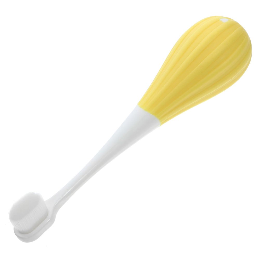 PLAFOPE Yellow Hot Air Balloon Children's Toothbrush Manual 10,000-Bristle Soft Toddler Toothbrush for 2-5 Year Kids Ergonomic Handle