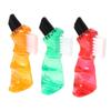 COLLBATH Brush Toothbrush 3pcs Double-Head Small Mini Portable Personal Cleaning Brushes for Household Oral Care Red Orange Green view 1