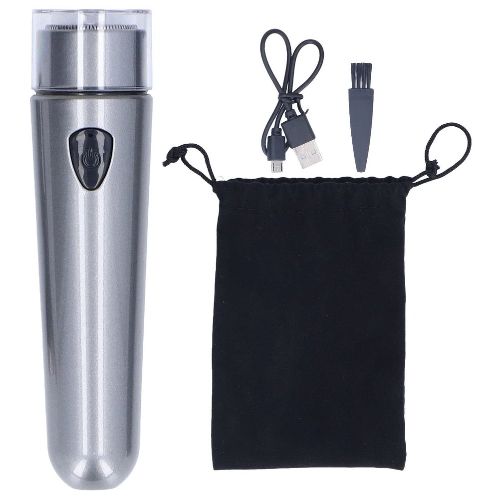 GLOGLOW High Speed Motor Electric Shaver Rechargeable for Men Daily Use (Grey)