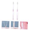 Anneome Maternal Women Toothbrush 2pcs Soft Bristles Toothbrush for Pregnant Women Sensitive Teeth Care Cleaning Supply Oral Hygiene Random Style view 2