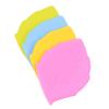 Anneome 4pcs Silicone Toothbrush Holder Leaf Shape Design Travel-Friendly Convenient for Boys and Girls and Adults for Sharing and Easy Storage view 1