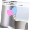 Anneome 4pcs Silicone Toothbrush Holder Leaf Shape Design Travel-Friendly Convenient for Boys and Girls and Adults for Sharing and Easy Storage view 3