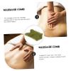 COLLBATH Jade Massage Comb for Head Massage and Body Scraping Natural Jade Comb Scalp Care and Skin Relaxation for Home Spa and Gua Sha Therapy view 3