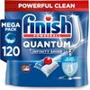 Finish Quantum Infinity Shine Dishwasher Tablets Bulk | Scent : REGULAR | Pack of 5 | 120 Tabs Each | 600 Dishwasher Tabs | For Sparkling Clean view 2